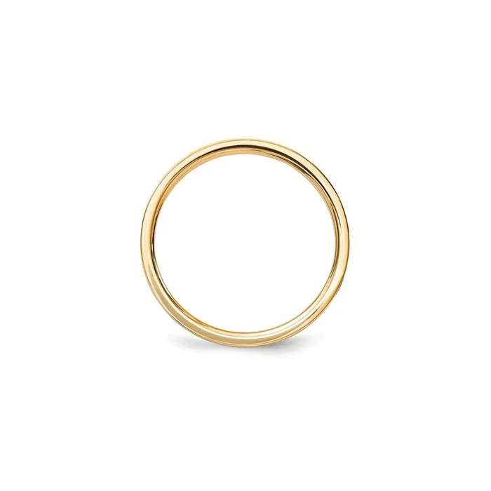 Solid 18K Yellow Gold 2mm Flat Satin MensWomens Wedding Band Ring Size 5 Goldia Rings Solid 18K Yellow Gold 2mm Flat Satin MensWomens Wedding Band Ring Size 5 Goldia Rings