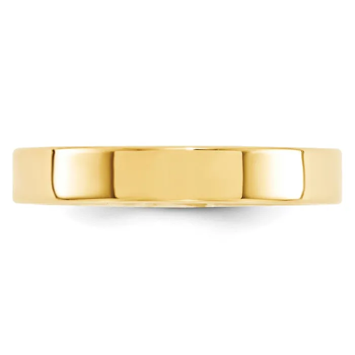 Solid 18K Yellow Gold 4mm Standard Flat Comfort Fit MensWomens Wedding Band Ring Size 45 Goldia Rings Solid 18K Yellow Gold 4mm Standard Flat Comfort Fit MensWomens Wedding Band Ring Size 45 Goldia Rings