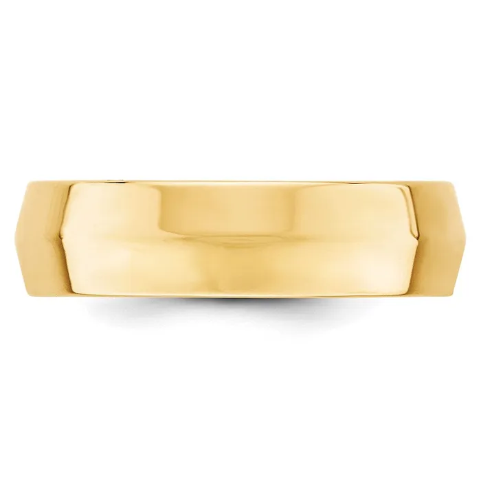 Solid 18K Yellow Gold 6mm Knife Edge Comfort Fit MensWomens Wedding Band Ring Size 9 Goldia Rings Solid 18K Yellow Gold 6mm Knife Edge Comfort Fit MensWomens Wedding Band Ring Size 9 Goldia Rings