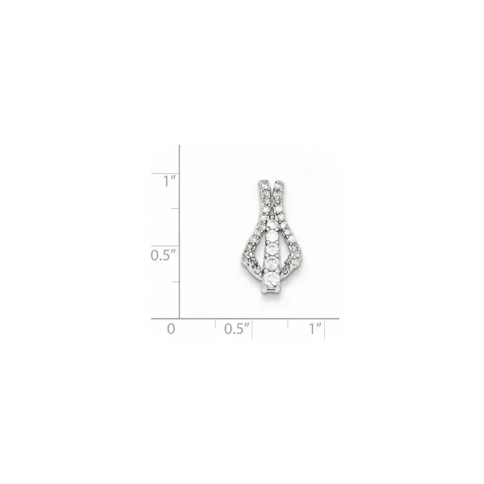 Sterling Silver Diamond Pendant Goldia Necklaces
