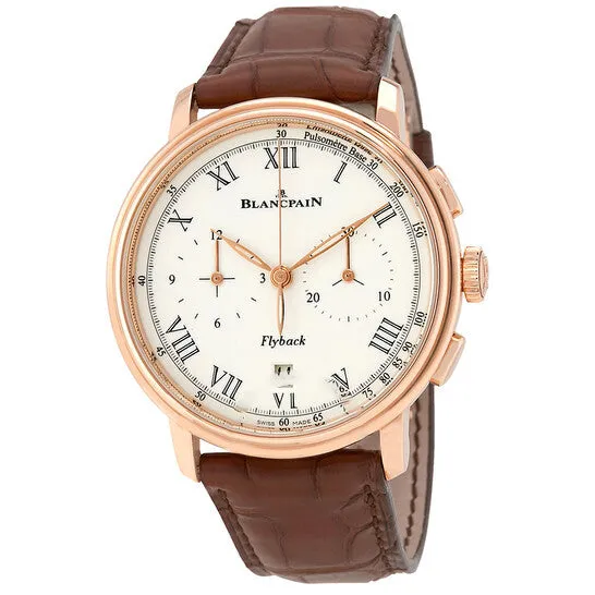 Watches JMS always Original Blancpain 18kt Rose Gold Chronograph Flyback Pulsometre White Dial Brown Leather Mens Watch 6680F363155B Watches JMS always Original Blancpain 18kt Rose Gold Chronograph Flyback Pulsometre White Dial Brown Leather Mens Watch 6680F363155B