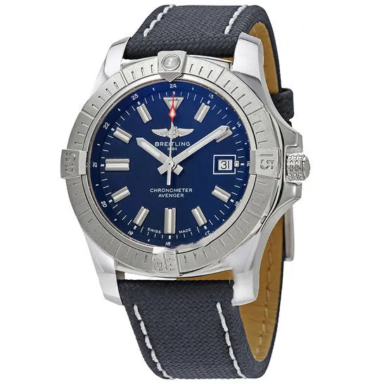 Watches JMS always Original Breitling Avenger 43 Automatic Blue Dial Watch A17318101C1X1