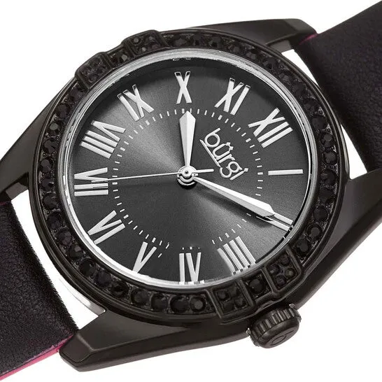Watches JMS always Original Burgi Black Dial Ladies Watch BUR206BK