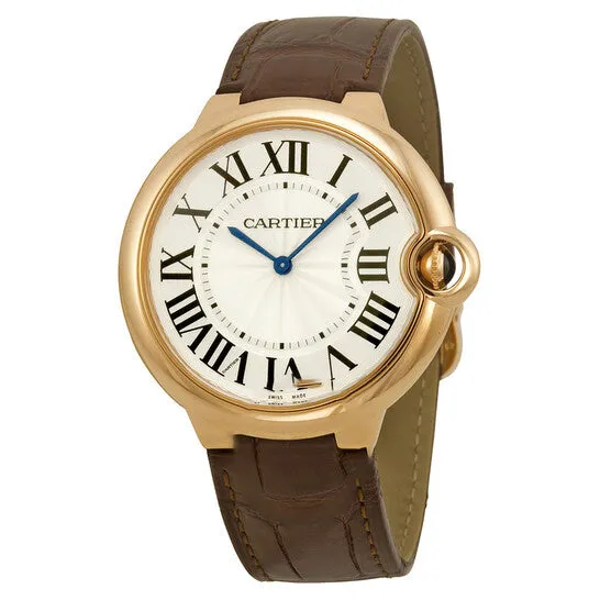 Watches JMS always Original Cartier Ballon Bleu Silver Dial Brown Alligator Leather Mens Watch W6920083 Watches JMS always Original Cartier Ballon Bleu Silver Dial Brown Alligator Leather Mens Watch W6920083