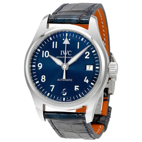 Watches JMS always Original IWC Pilots Automatic Midsize Blue Dial Unisex Watch IW324008