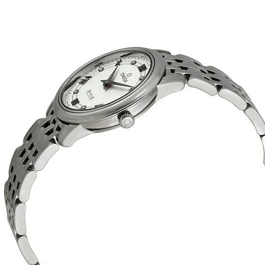 Watches JMS always Original Omega De Ville Prestige White Silvery Diamond Dial Ladies Watch 42410276052002 Watches JMS always Original Omega De Ville Prestige White Silvery Diamond Dial Ladies Watch 42410276052002