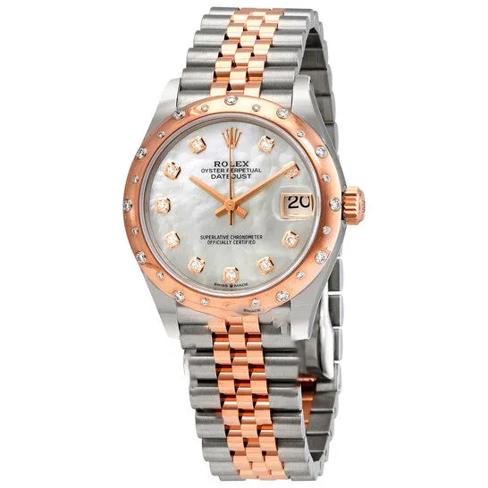 Watches JMS always Original Rolex Datejust Automatic Chronometer Mother of Pearl Diamond Ladies Watch 278341MDJ