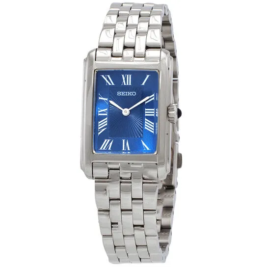 Watches JMS always Original Seiko Quartz Blue Dial Ladies Watch SWR085P1