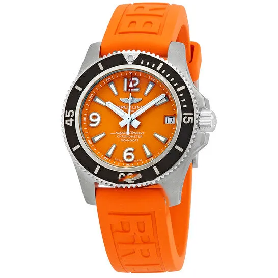 Watches Original Breitling Superocean 36 Automatic Orange Dial 36 mm Watch A17316D71O1S1 JMS always Watches Original Breitling Superocean 36 Automatic Orange Dial 36 mm Watch A17316D71O1S1 JMS always