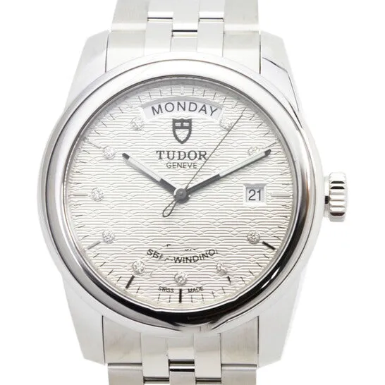 Watches Original Tudor Glamour Date Automatic Diamond Silver Dial Watch 560006806010DISV JMS always Watches Original Tudor Glamour Date Automatic Diamond Silver Dial Watch 560006806010DISV JMS always