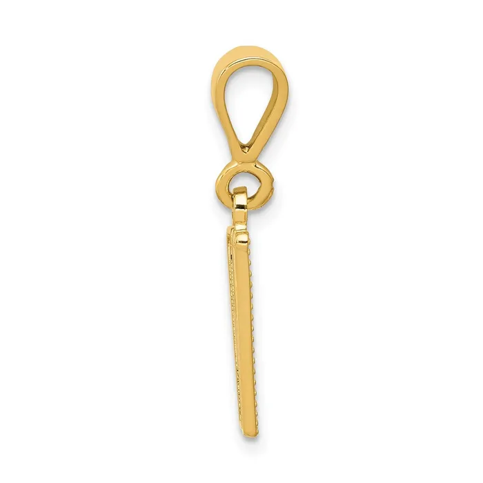 10k Yellow Gold Initial W Pendant TreasureFineJewelers Necklaces