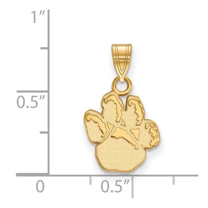 10K Yellow Gold University of Pittsburgh Small Pendant TreasureFineJewelers Necklaces