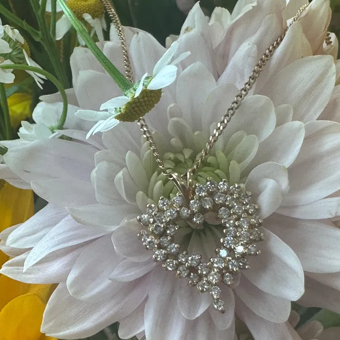 14 Karat Yellow Gold Diamond Heart Necklace 16000442 ONeills Estate Jewelry Necklaces 14 Karat Yellow Gold Diamond Heart Necklace 16000442 ONeills Estate Jewelry Necklaces