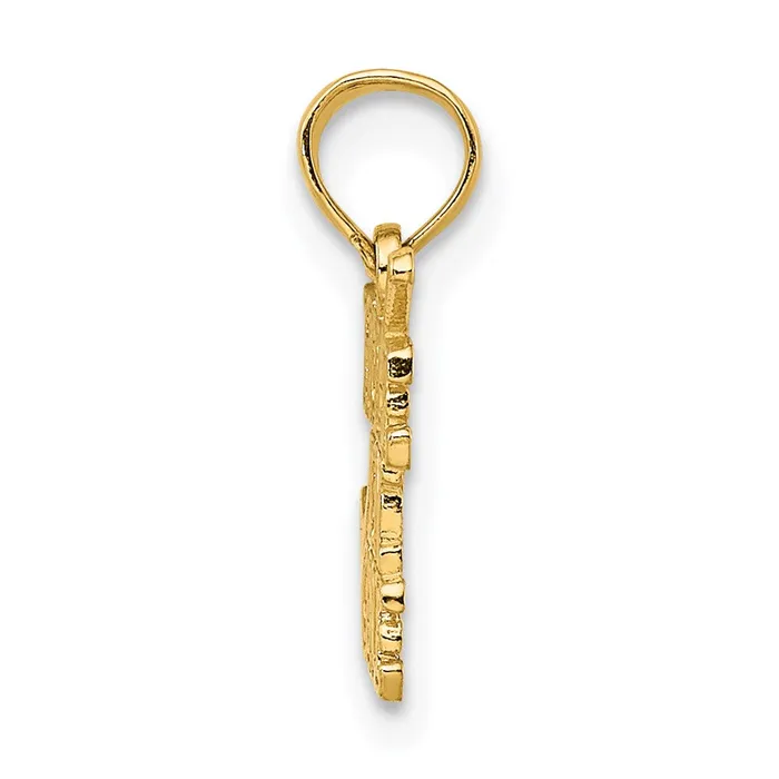 14K HOLE IN ONE wGolf Club Charm TreasureFineJewelers Charm Necklaces