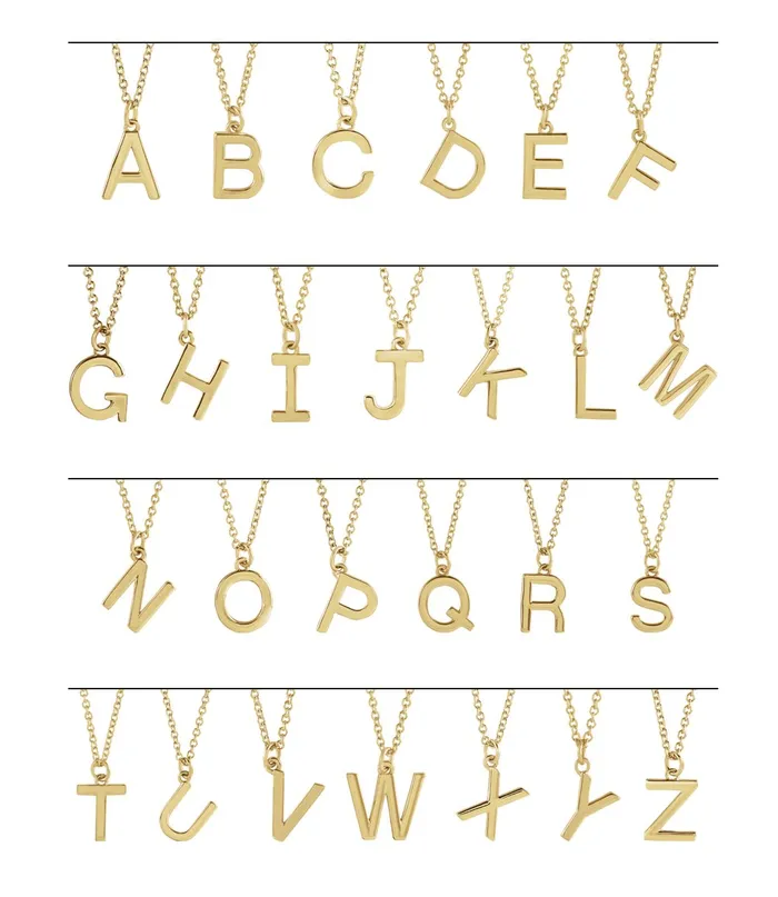 14K White Gold Initial S Dangle 18 Necklace TreasureFineJewelers Necklaces