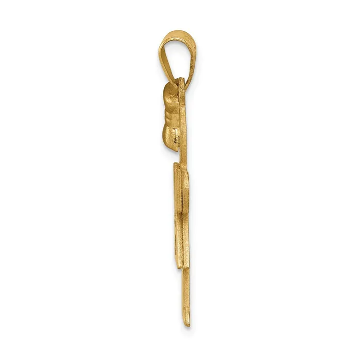 14k Yellow Gold AA Diamond kid pendant TreasureFineJewelers PreStyled Sets