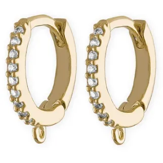 Alexa Leigh Mini Crystal Huggie Hoop Earrings with Crystal Charms Alexa Leigh Earrings Alexa Leigh Mini Crystal Huggie Hoop Earrings with Crystal Charms Alexa Leigh Earrings