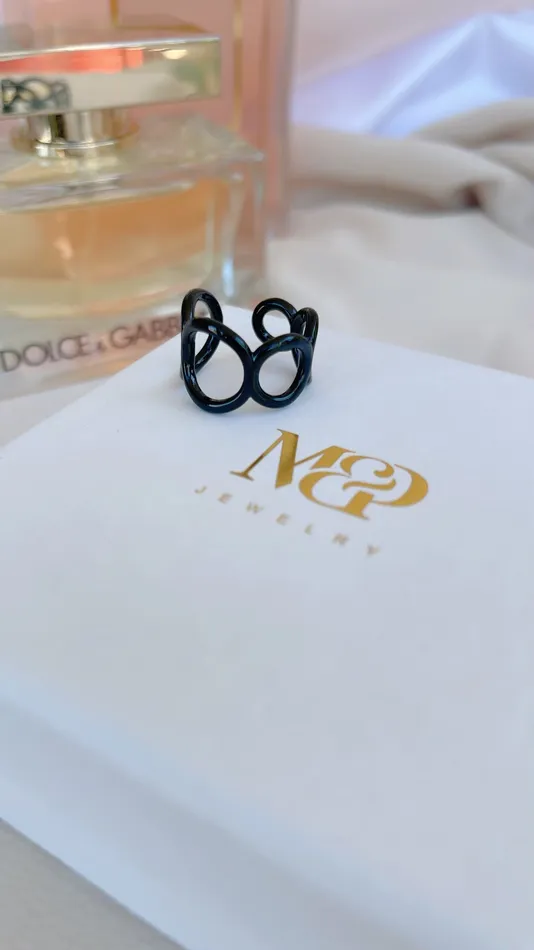 Black Artsy Ring MP Jewelry Rings