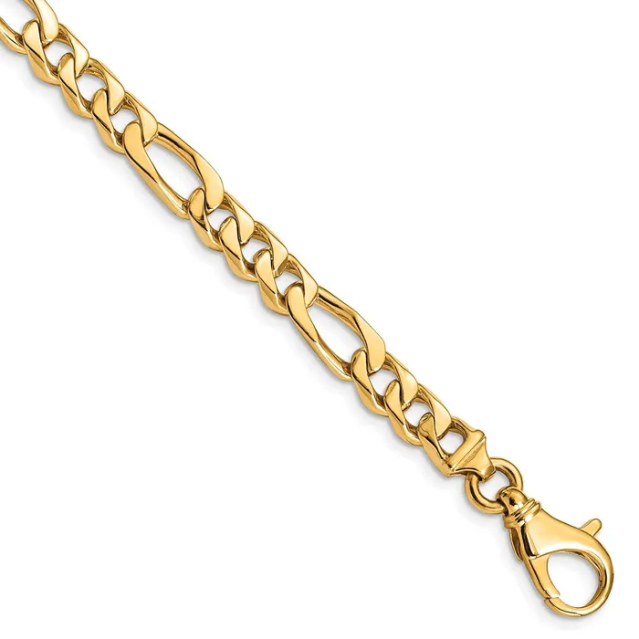 Bracelets TreasureFineJewelers 14K 8 inch 65mm Hand Polished Fancy Link with Fancy Lobster Clasp Bracelet Bracelets TreasureFineJewelers 14K 8 inch 65mm Hand Polished Fancy Link with Fancy Lobster Clasp Bracelet