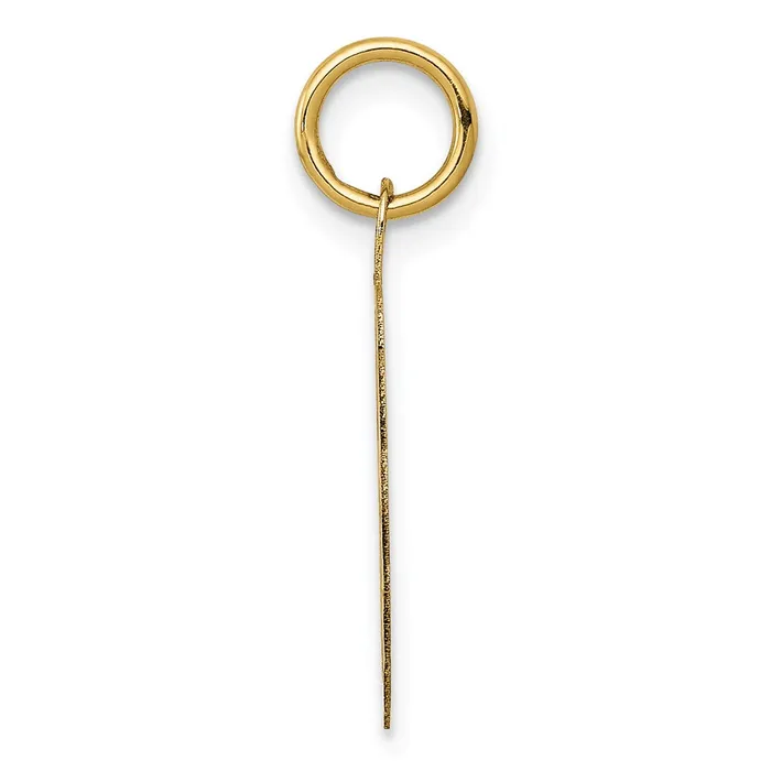 Charm Necklaces 14k Yellow Gold 1 GODFATHER Charm TreasureFineJewelers