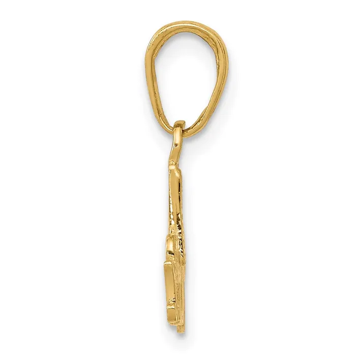 Charm Necklaces TreasureFineJewelers 14k 1 MOM Charm