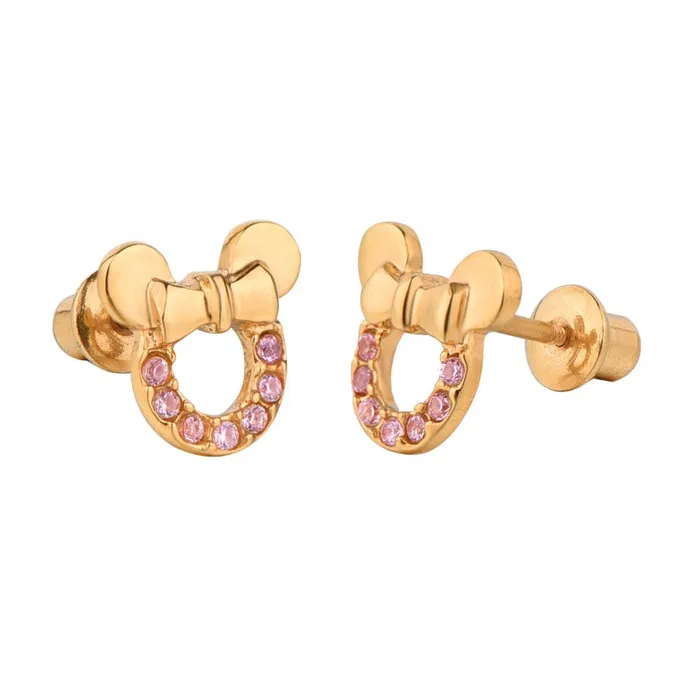 Earrings Perfect Piercing Mini Mouse Pink Screwback Earrings