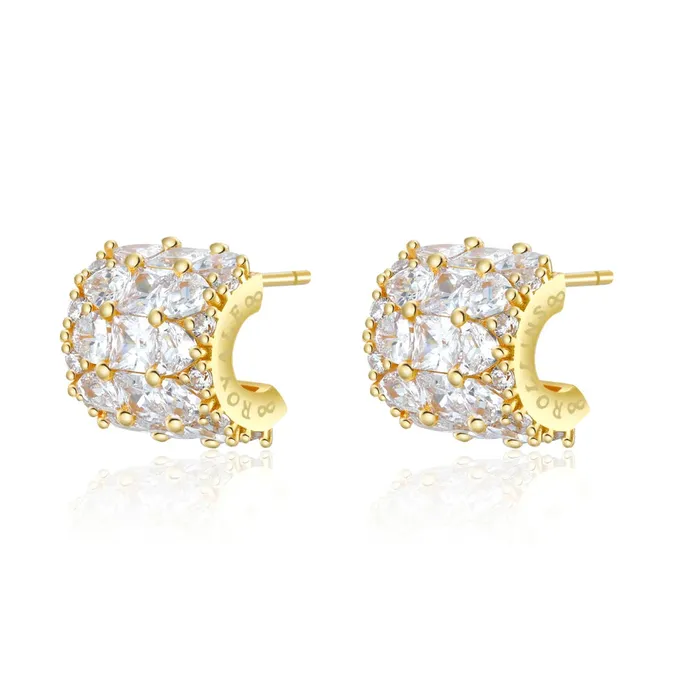 IMPERIAL PAV Women Crown Earrings Trendolla Jewelry Earrings
