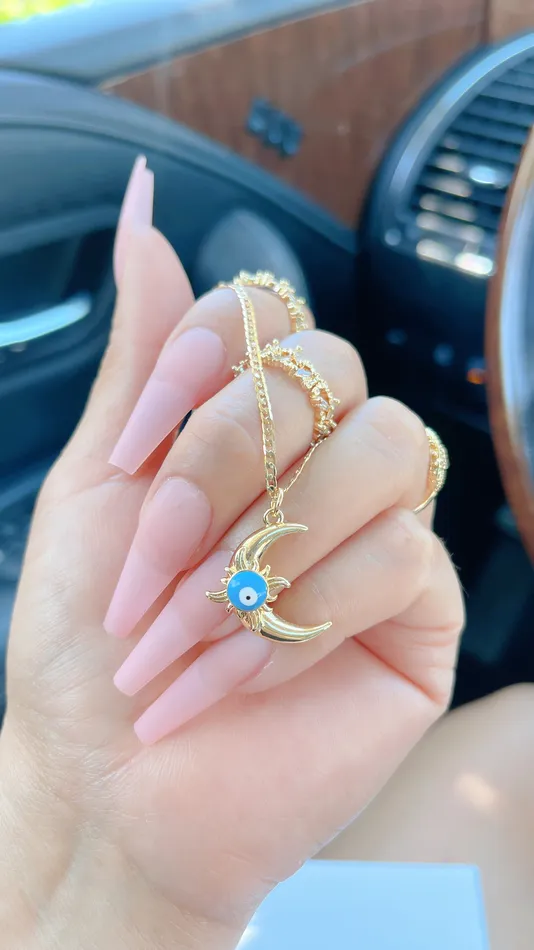 Intuitive Moon Star Necklace MP Jewelry Necklaces