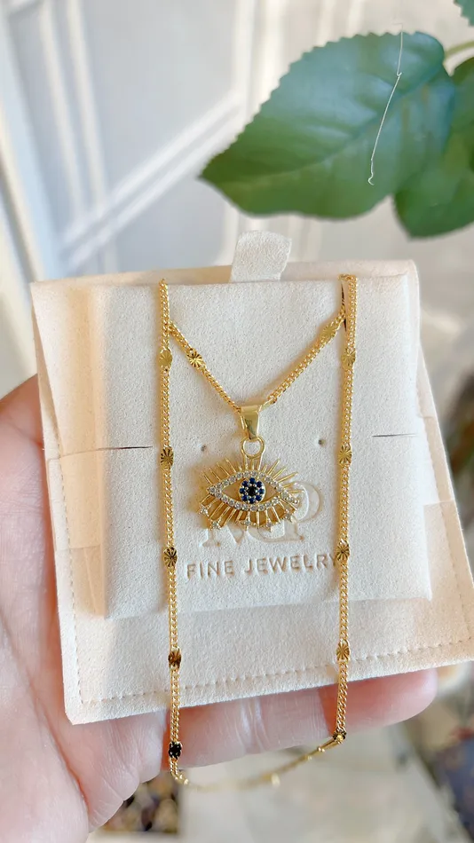 MP Jewelry Necklaces Stellar Evil Eye Necklace