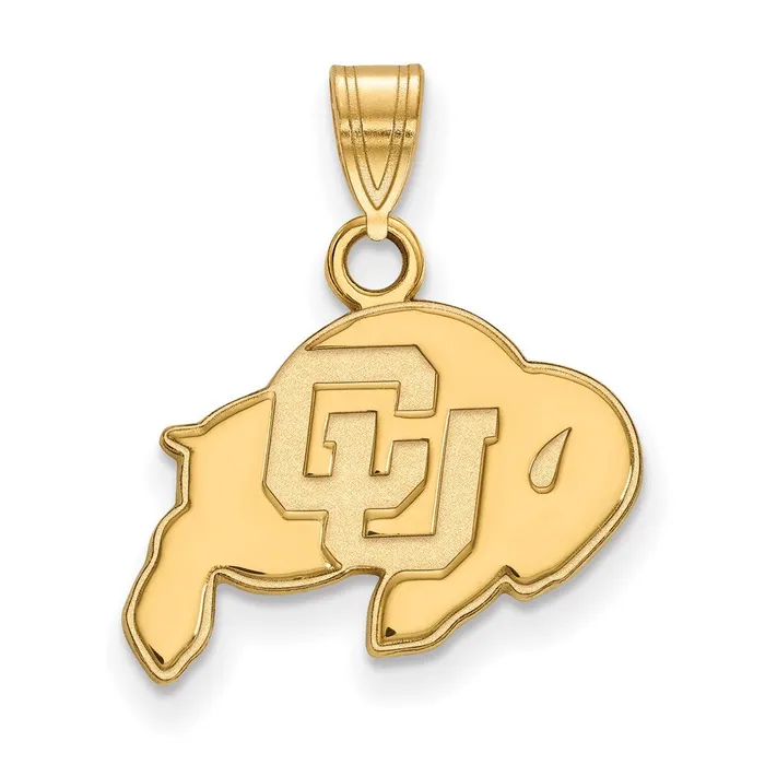 Necklaces 14k Gold University of Colorado Small Pendant TreasureFineJewelers Necklaces 14k Gold University of Colorado Small Pendant TreasureFineJewelers