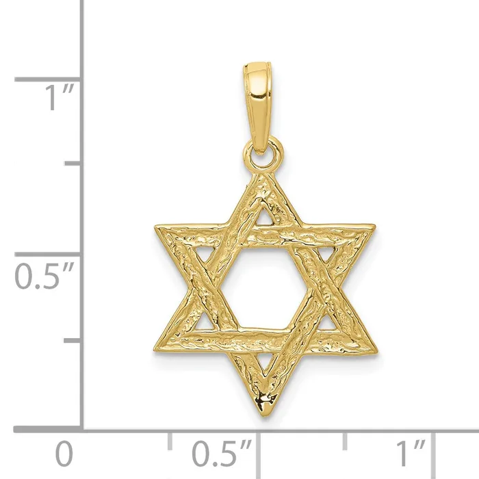 Necklaces TreasureFineJewelers 10K Star of David Pendant