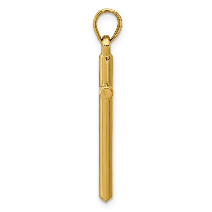 Necklaces TreasureFineJewelers 14k Polished Hollow Cross Pendant