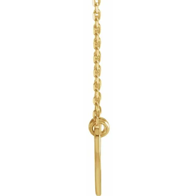 Necklaces TreasureFineJewelers 14K Yellow Double Heart 17 Necklace