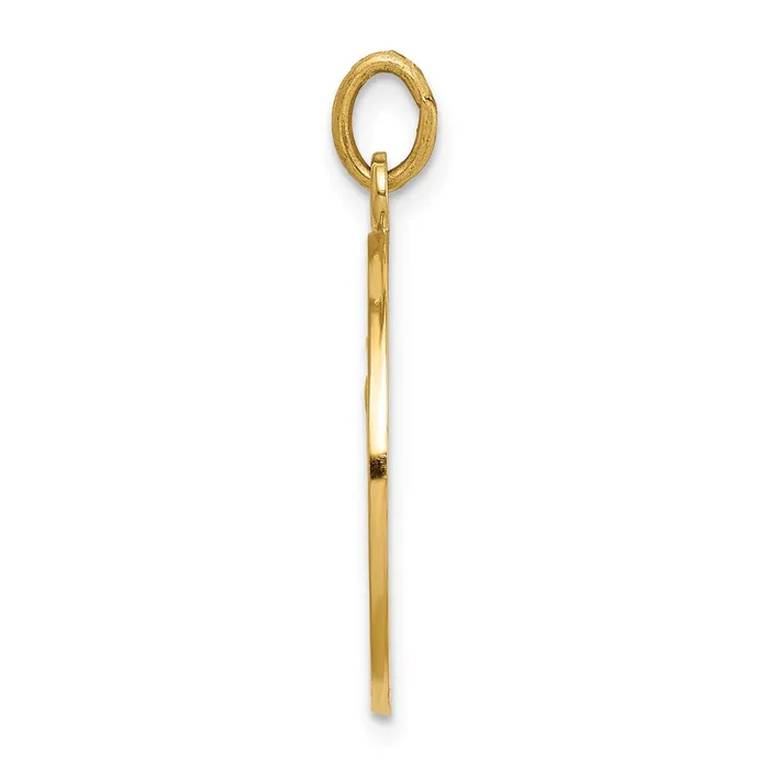 Necklaces TreasureFineJewelers 14k Yellow Gold Our Lady of Fatima Medal Pendant
