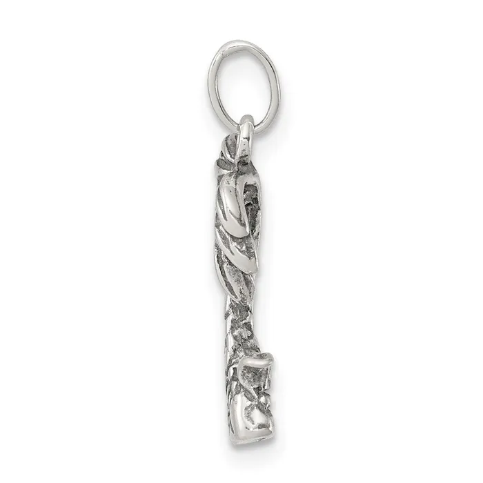 Necklaces TreasureFineJewelers Sterling Silver Antiqued Palm Tree Charm