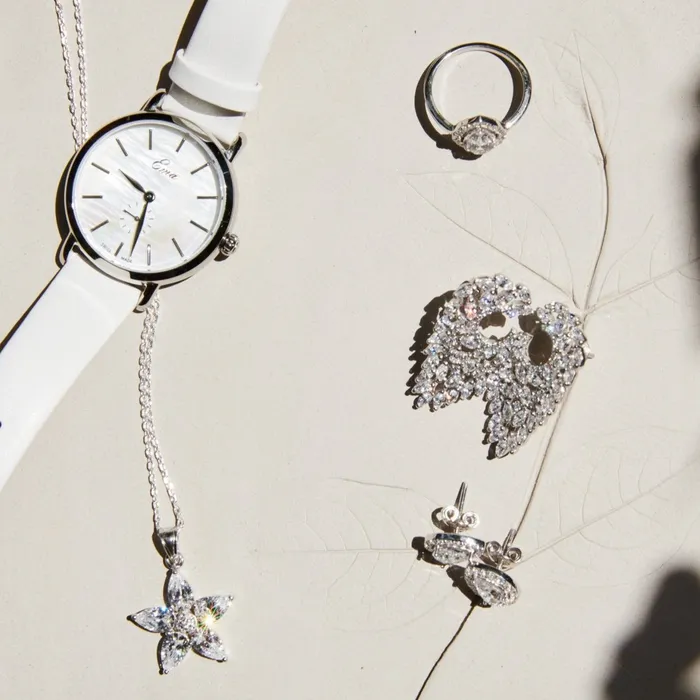 Pegasus Winged Crystal Sterling Silver Earrings Ema Jewels Earrings