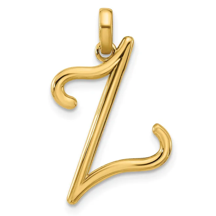 PreStyled Sets TreasureFineJewelers 14k Yellow Gold Fancy Letter Z
