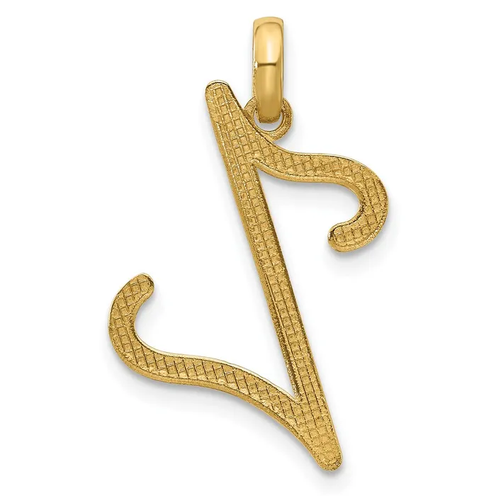 PreStyled Sets TreasureFineJewelers 14k Yellow Gold Fancy Letter Z
