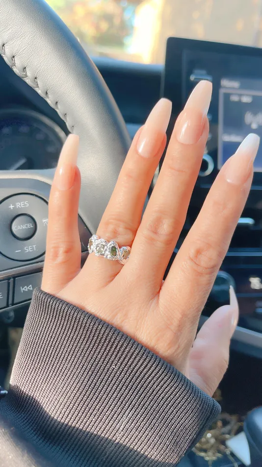 Rings Silver 444 Hammered Ring MP Jewelry