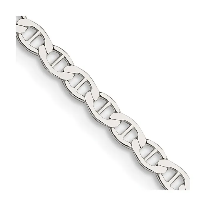 Rings Sterling Silver 31mm Flat Anchor Chain TreasureFineJewelers