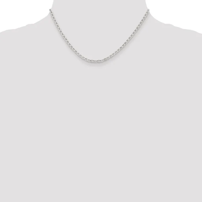 Rings Sterling Silver 31mm Flat Anchor Chain TreasureFineJewelers