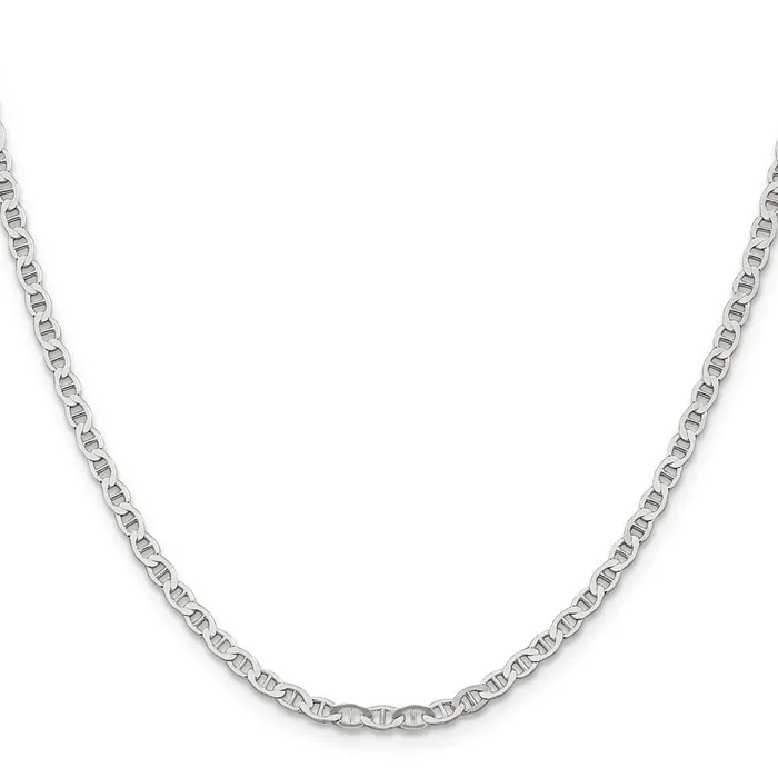 Rings Sterling Silver 31mm Flat Anchor Chain TreasureFineJewelers