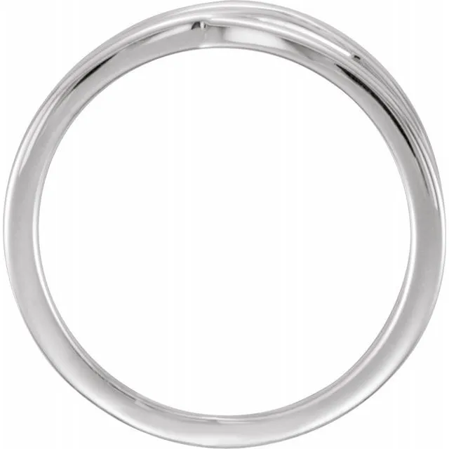 Rings TreasureFineJewelers Sterling Silver CrissCross Ring