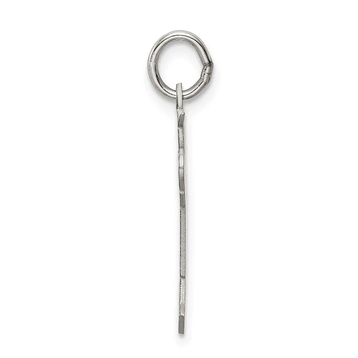Rings TreasureFineJewelers Sterling Silver Rhodiumplated Kid Charm