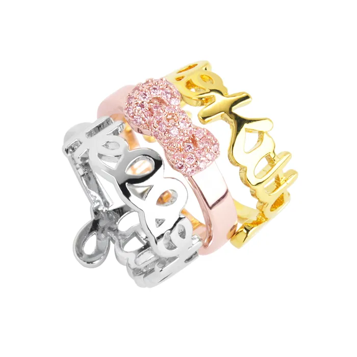 Rings vendorunknown Hello Kitty Stackable Ring Set