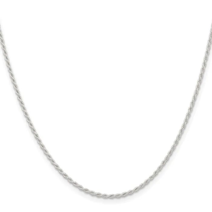 Sterling Silver 15mm Solid Rope Chain TreasureFineJewelers Rings