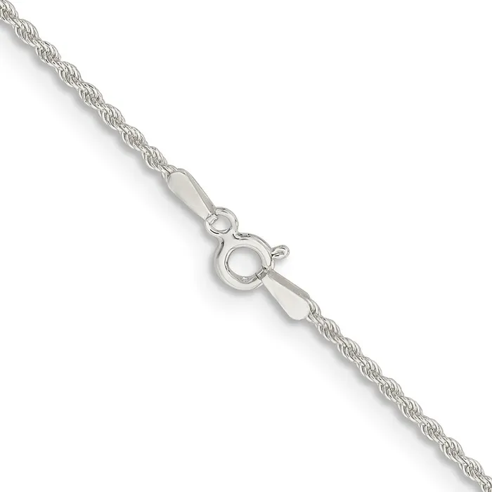 Sterling Silver 15mm Solid Rope Chain TreasureFineJewelers Rings