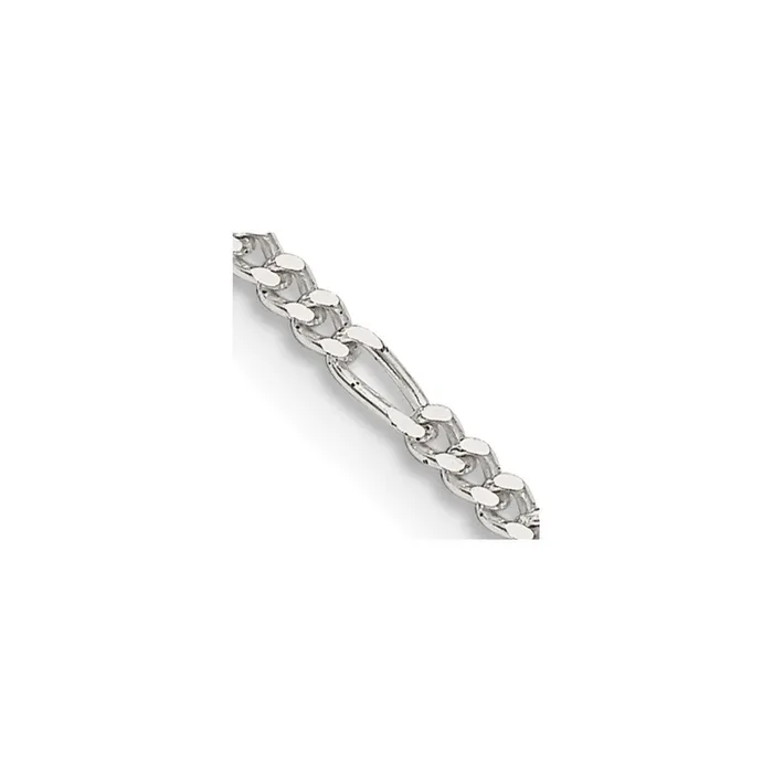 Sterling Silver 175mm Figaro Chain TreasureFineJewelers Rings
