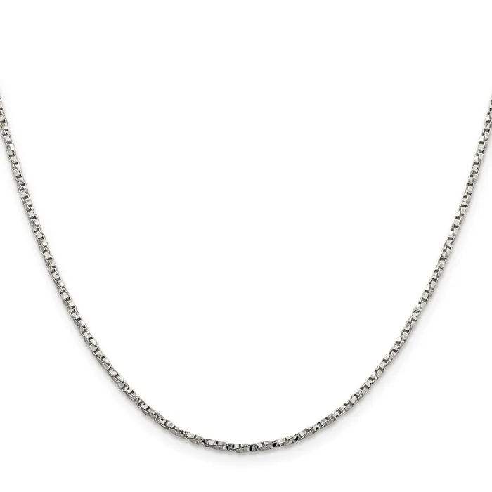 Sterling Silver 175mm Twisted Box Chain TreasureFineJewelers Rings