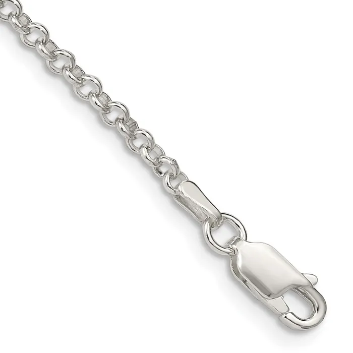 Sterling Silver 25mm Rolo Chain TreasureFineJewelers Rings